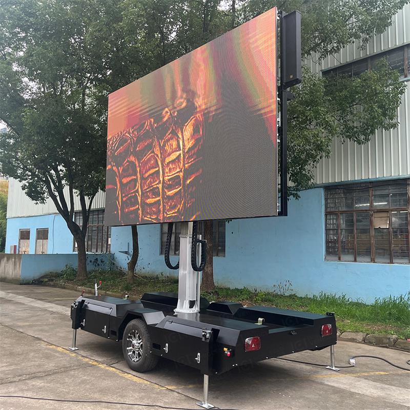 Outdoor mobile LED screen trailer-2