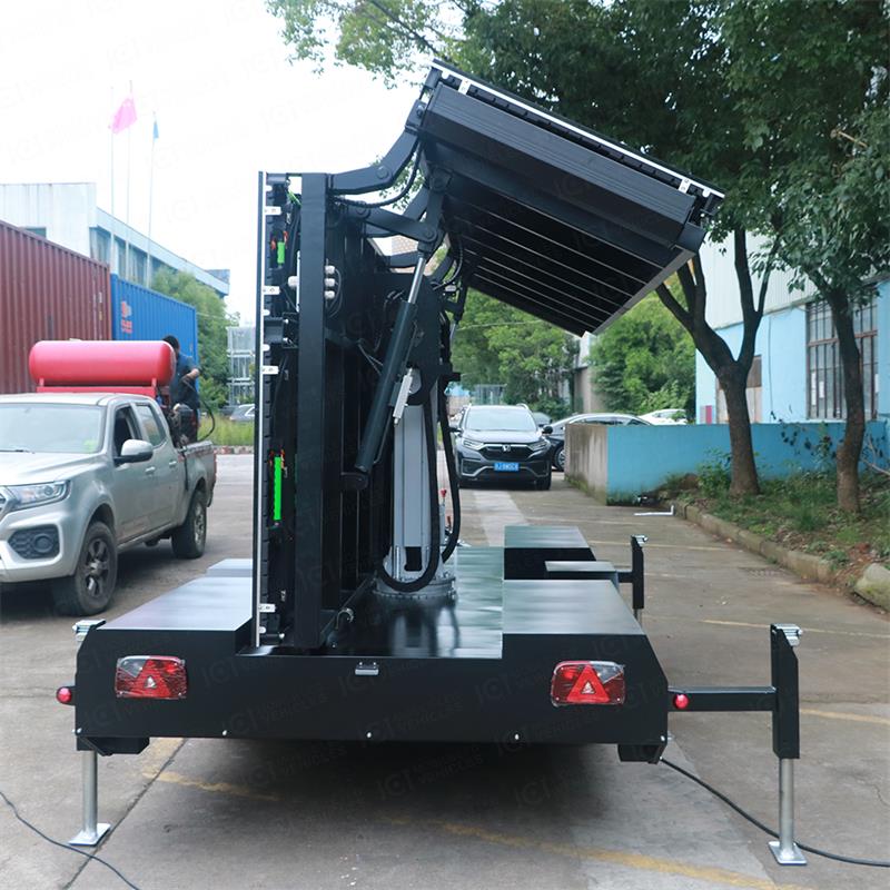 Outdoor mobile LED screen trailer-7